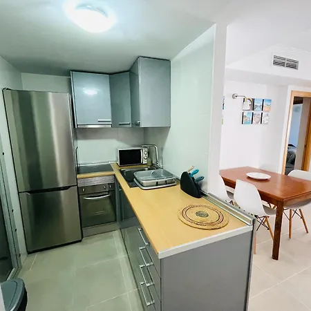 Apartamento En Primera Linea Con Vistas A La Playa Ensenada Del Esparto Del Residencial Vina Del Mar Apartmán