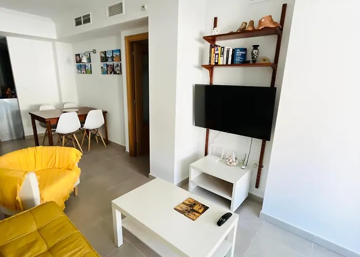 Apartamento En Primera Linea Con Vistas A La Playa Ensenada Del Esparto Del Residencial Vina Del Mar *