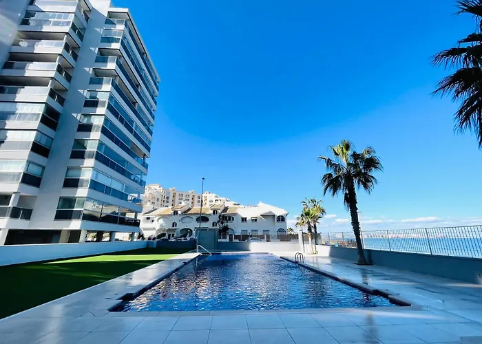 Apartamento En Primera Linea Con Vistas A La Playa Ensenada Del Esparto Del Residencial Vina Del Mar Lejlighed *