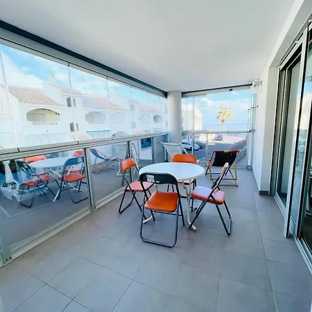 Apartamento En Primera Linea Con Vistas A La Playa Ensenada Del Esparto Del Residencial Vina Del Mar * La Manga