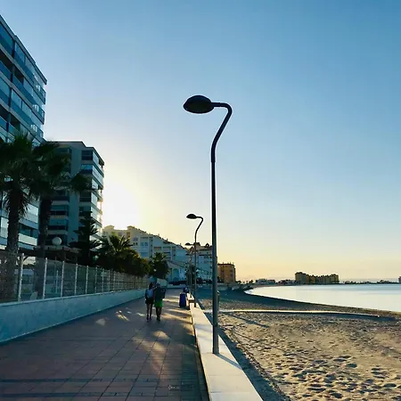 Apartamento En Primera Linea Con Vistas A La Playa Ensenada Del Esparto Del Residencial Vina Del Mar Lejlighed La Manga