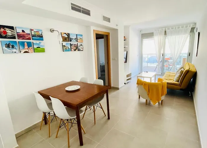 Apartamento En Primera Linea Con Vistas A La Playa Ensenada Del Esparto Del Residencial Vina Del Mar La Manga del Mar Menor