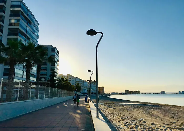 Apartamento En Primera Linea Con Vistas A La Playa Ensenada Del Esparto Del Residencial Vina Del Mar Apartment La Manga del Mar Menor